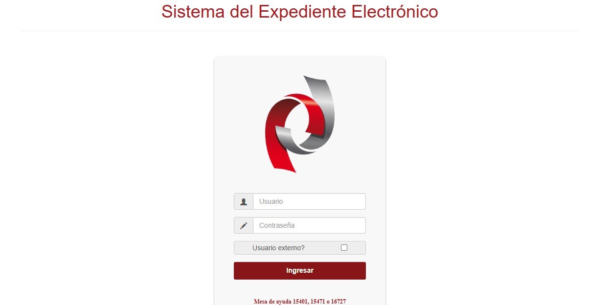 Sistema de Expediente Electrónico